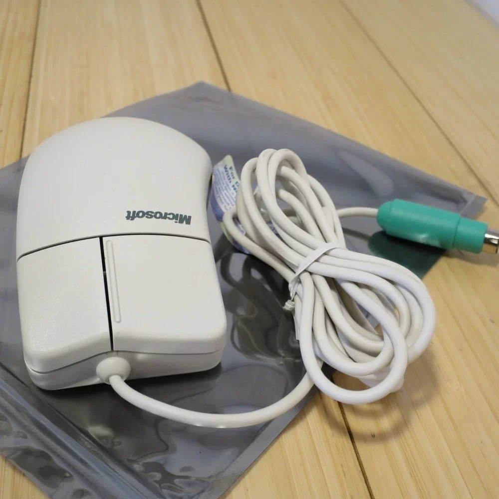 2 Button Microsoft Mouse Port Compatible PS2 Mouse 2.1A PN X03-68761 - Tested 14